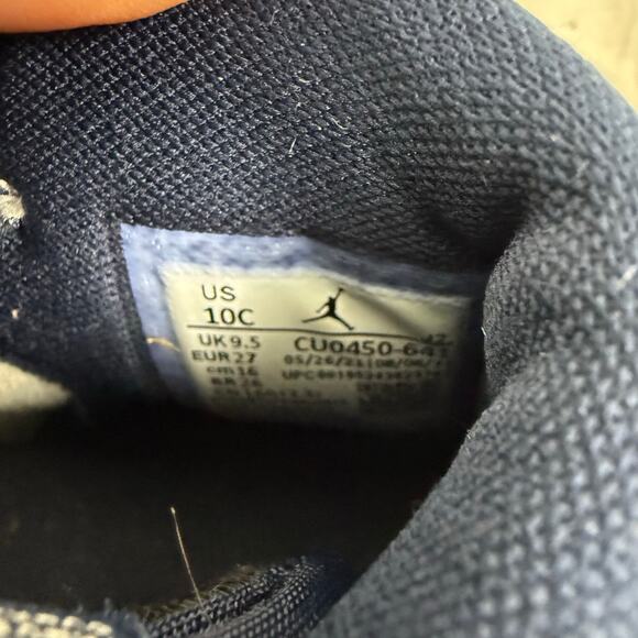 nike air jordan retro 1 high OG bubblegum/atmosphere kids sneakers‎ 10C - Picture 5 of 7